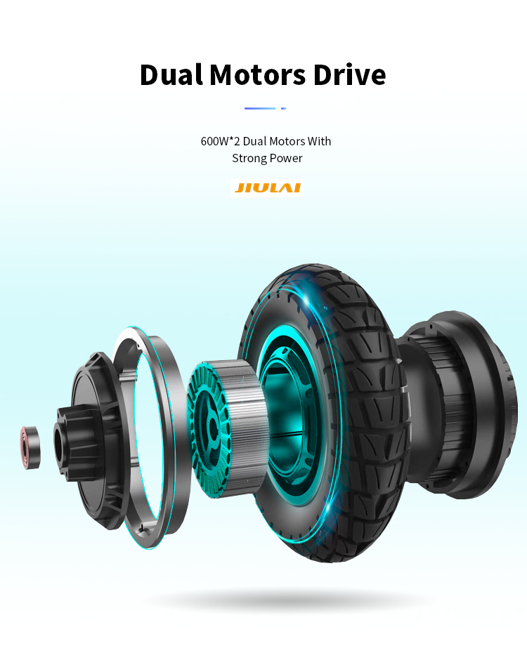 двухмоторный электрический скутер